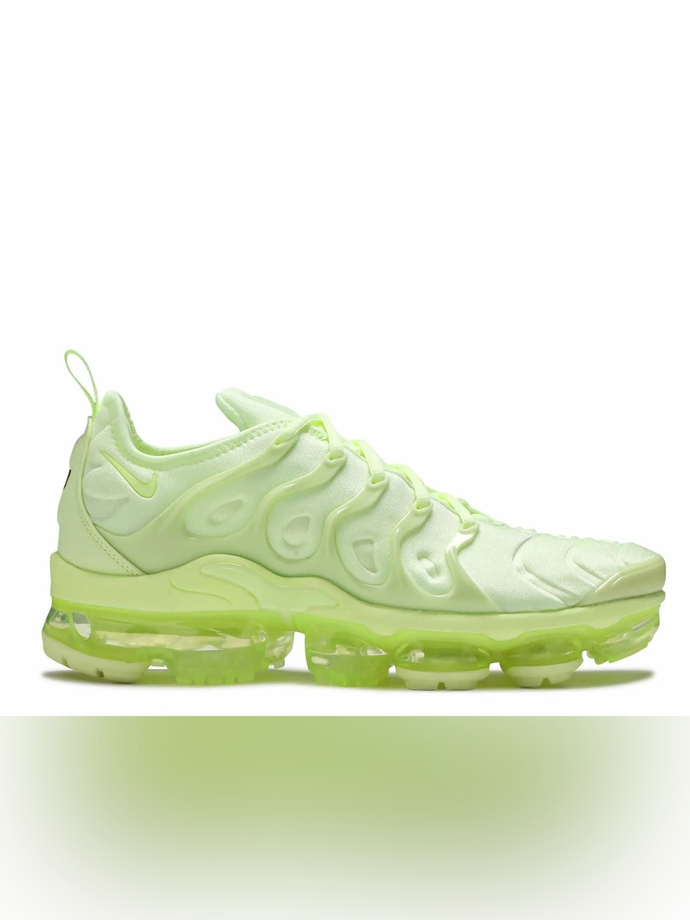 Nike VaporMax Plus Barely Volt Athletic Sneakers